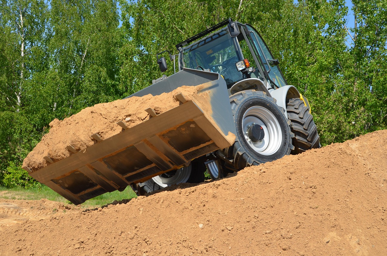 Concrete septic tank set for an Ocala installation